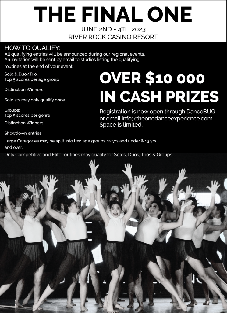 The Final ONE 2023 The One Dance Experience